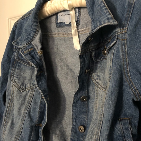 Distressed Vintage Jean Jacket - Picture 3 of 4